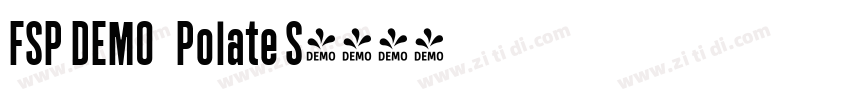 FSP DEMO   Polate S字体转换